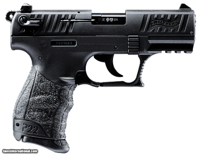 WALTHER P22 BLACK CA COMPLIANT .22 LR