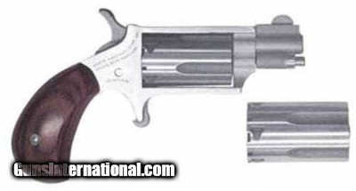 NORTH AMERICAN ARMS MINI-REVOLVER CONVERTIBLE STAINLESS .22 LR/.22 WMR