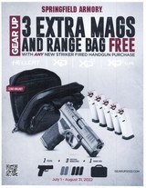 SPRINGFIELD ARMORY XD-M ELITE COMPACT OSP GEAR UP PACKAGE .45 ACP - 2 of 2