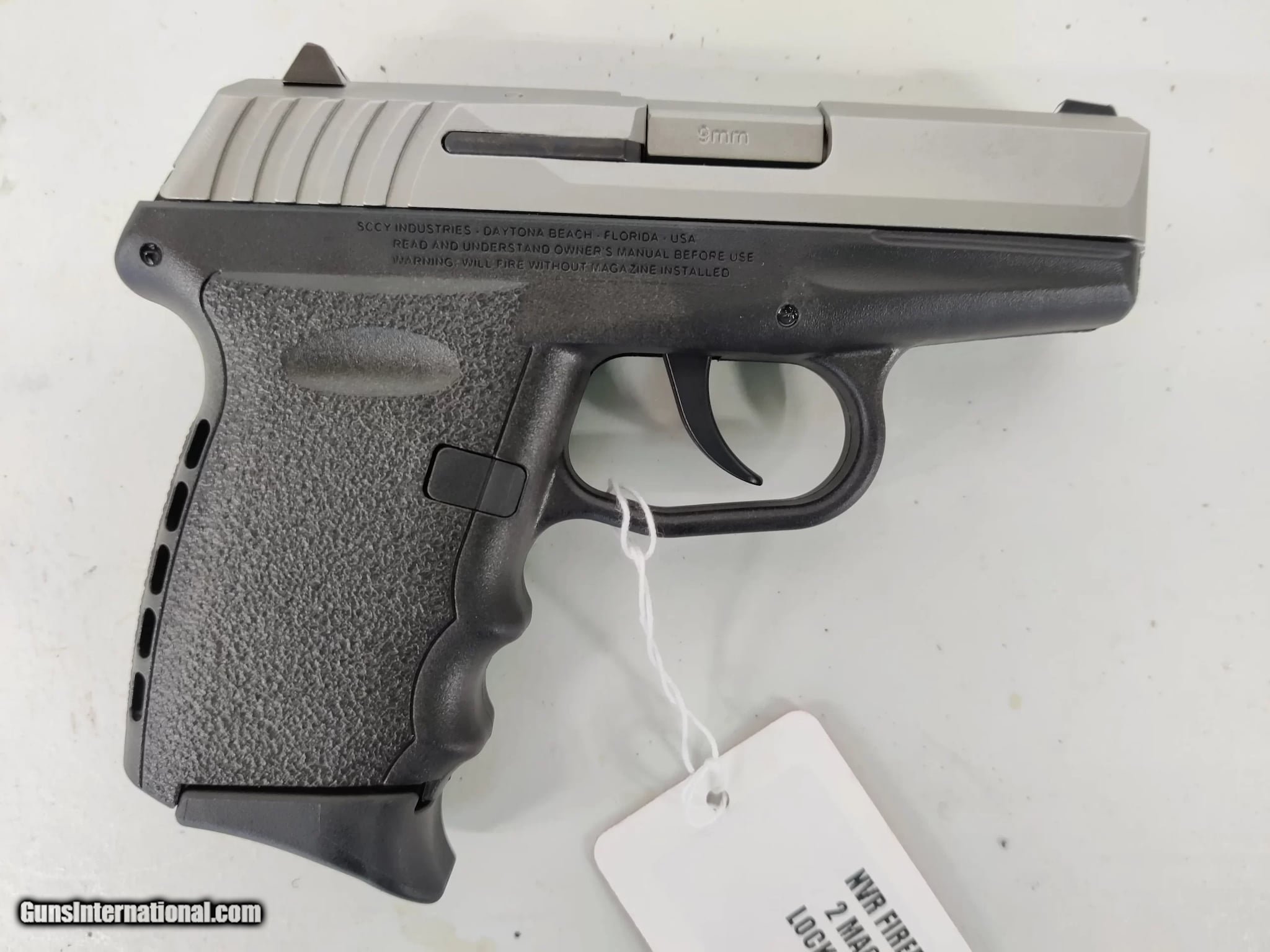 SCCY CPX-2 TT Stainless Two-Tone w/Original Box, 2 Magazines 9MM LUGER ...