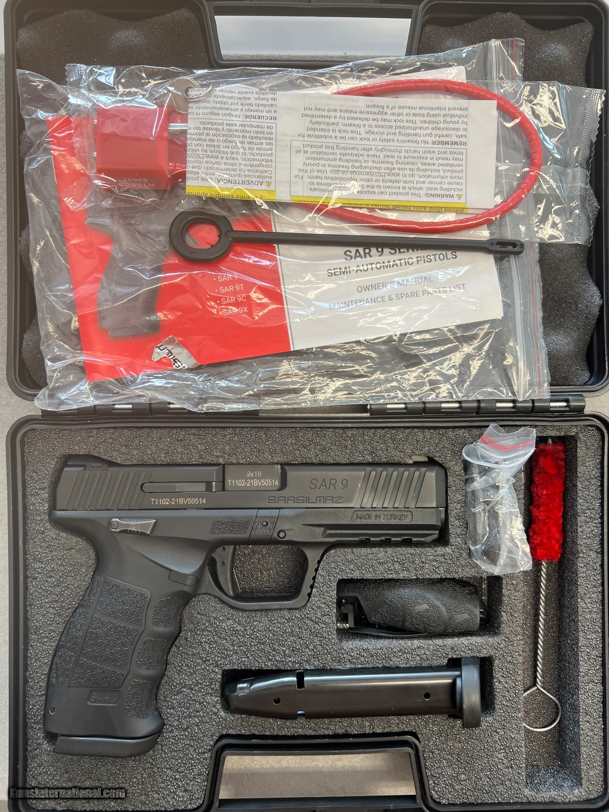 SAR FIREARMS SAR 9 9mm Striker Fired 9MM LUGER (9X19 PARA)