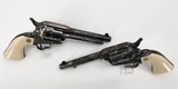 BERETTA Matched Pair of Two Engraved Beretta Stampede .45 COLT/.45 ACP - 1 of 3