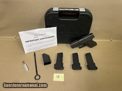 GLOCK 43 9MM LUGER (9X19 PARA)