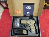 FN FN REFLEX MRD 9MM 3.3" 11/15RD FDE PISTOL 9MM LUGER (9X19 PARA) - 1 of 3