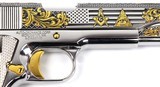 AUTO ORDNANCE AMERICAN PATRIOT 1911 NICKEL AND GOLD .45 ACP - 3 of 3