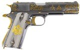 AUTO ORDNANCE AMERICAN PATRIOT 1911 NICKEL AND GOLD .45 ACP - 1 of 3