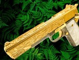 COLT 1911 Customized , 24K Gold, French Scrolls Engraved , 45ACP - RARE .45 ACP - 3 of 3