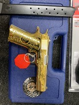 COLT 1911 GOVERNMENT 24K GOLD PLATED CUSTOM .45 ACP - 3 of 3
