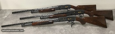 BROWNING MODEL 12 GRADE V 3 GUN SET 20 GA