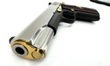 COLT 1911 GOVERNMENT 38 SUPER ENGRAVING W/GOLD BORDERED SLIDE CUSTOM SHOP .38 SUPER - 2 of 3