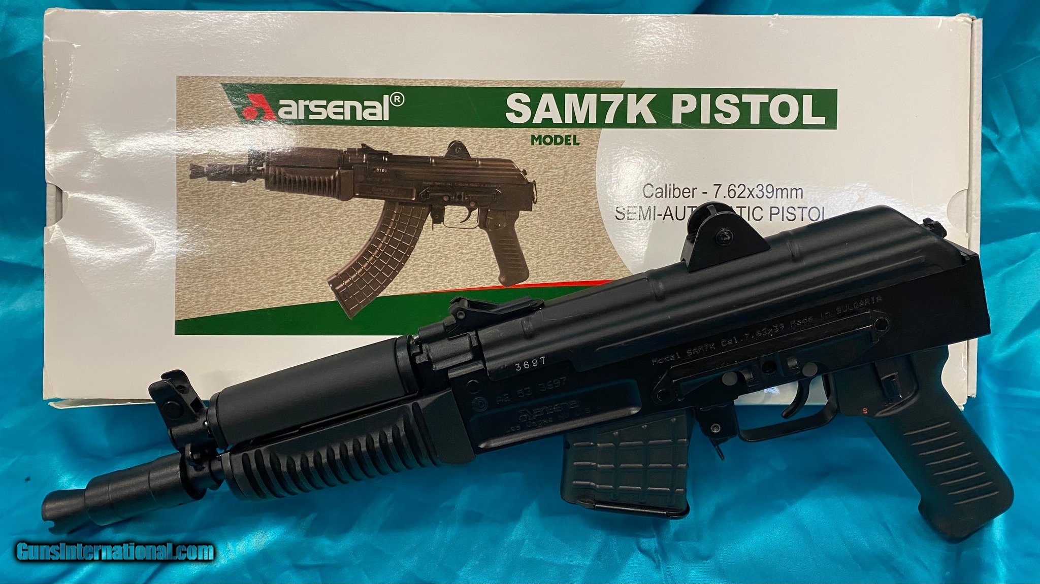 ARSENAL SAM7K-34 7.62X39 AK PISTOL 7.62X39MM for sale