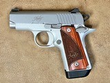 KIMBER MICRO STAINLESS ROSEWOOD (NS) .380 ACP - 1 of 3