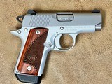 KIMBER MICRO STAINLESS ROSEWOOD (NS) .380 ACP - 2 of 3