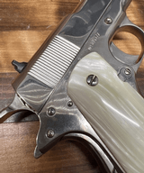 COLT WWI NICKEL US ARMY 1911 W/ COLT LETTER! .45 ACP - 3 of 3