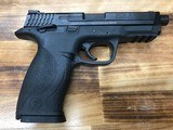 SMITH & WESSON M&P 9 W/ 4 MAGS, THREADED BARREL, & HOLSTER! 9MM LUGER (9X19 PARA) - 2 of 3