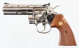 COLT COLT PYTHON 1979 YEAR MODEL 4" NICKEL W/ BOX & PAPERS .357 MAG - 3 of 3