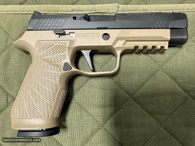 WILSON COMBAT SIG/WILSON 320 FDE /BLACK 9MM LUGER (9X19 PARA)