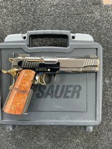 SIG SAUER 1911 MATCH BLACK NICKEL PLATED .38 SUPER - 2 of 3