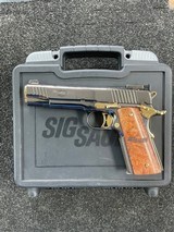 SIG SAUER 1911 MATCH BLACK NICKEL PLATED .38 SUPER - 1 of 3