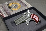 COBRA CB38 OD Green Rosewood Grips .38 SPL - 1 of 3