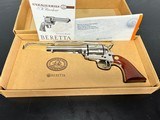 BERETTA MOD. STAMPEDE, S.A. NICKEL .45 COLT - 1 of 3