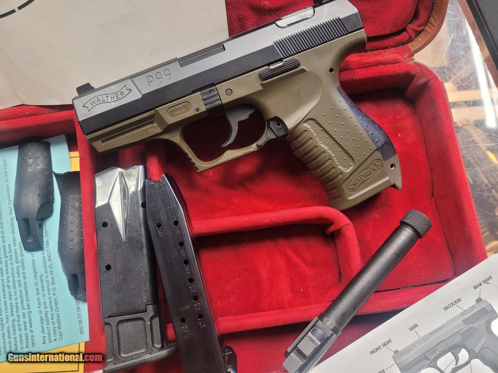 WALTHER P99 9MM LUGER (9X19 PARA)