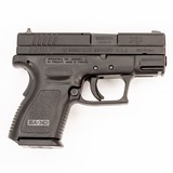 SPRINGFIELD ARMORY XD-9 SUB-COMPACT 9MM LUGER (9X19 PARA) - 2 of 3