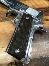 REMINGTON WW2 M 1911 A1 U.S. ARMY PROPERTY!
NICKEL PLATED! W/ WW2 HOLSTER & BELT! .45 ACP - 2 of 3