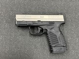 SPRINGFIELD ARMORY XDS-40
3.3 .40 S&W - 3 of 3 SPRINGFIELD ARMORY XDS-40
3.3 .40 S&W - 3 of 3
