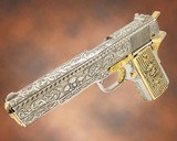 COLT 1911 Customized , 24K Gold, Skulls & Scrolls Engraved , 45ACP - RARE .45 ACP - 2 of 3