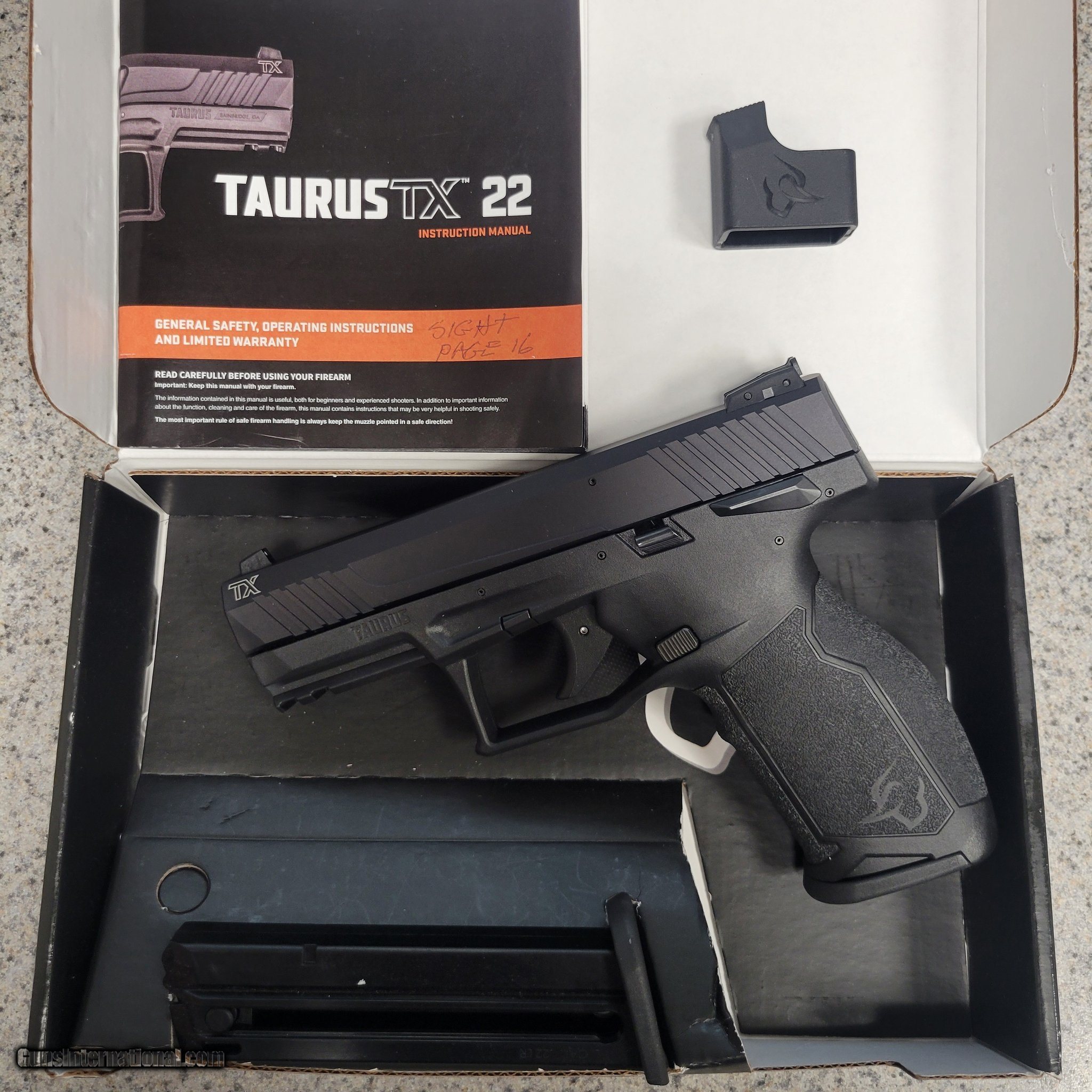 TAURUS TX22 .22 LR