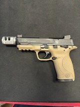 SMITH & WESSON M&P22 COMPACT CERAKOTE FDE THREADED BARREL .22 LR - 2 of 3