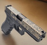 GLOCK Glock 17, 9mm Gen 3 - Mayan Aztec Engraved - CA Approved 9MM LUGER (9X19 PARA) - 1 of 3