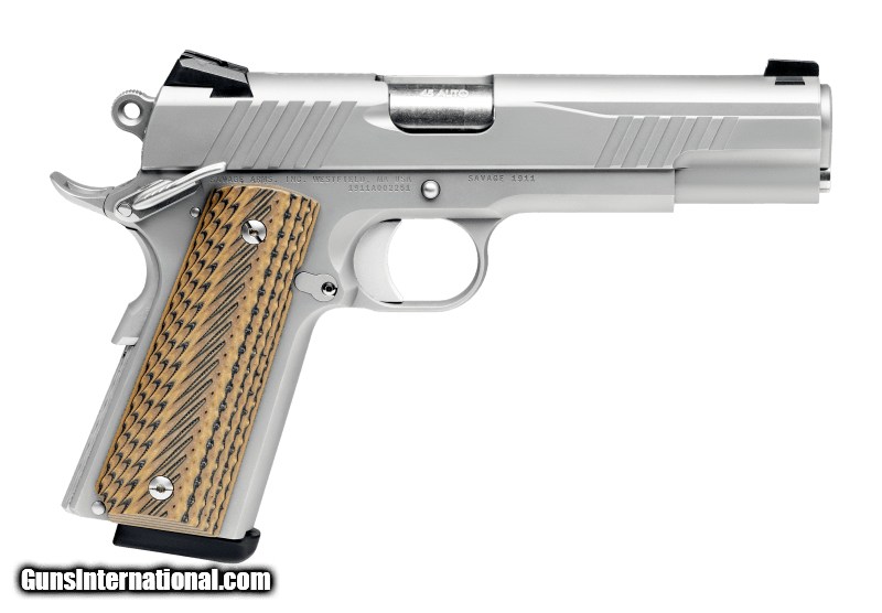 SAVAGE ARMS 1911 GOVT STAINLESS 9MM LUGER (9X19 PARA) for sale