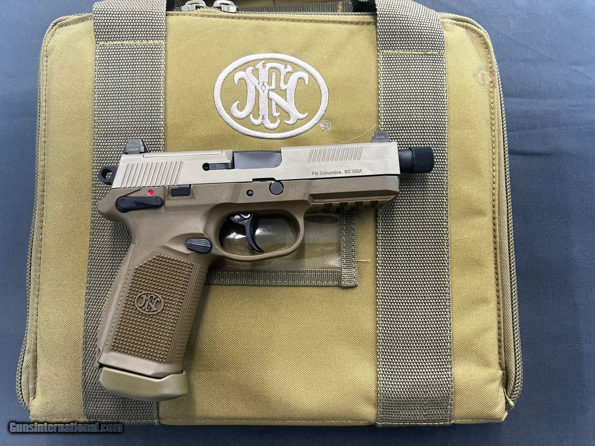 FN FNX-45 Tactical, Threaded Barrel, w/Zipped Soft Case, 2 Mags, Lock ...