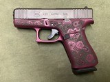 GLOCK 43X Black Cherry Paisley 9MM LUGER (9X19 PARA) - 2 of 3