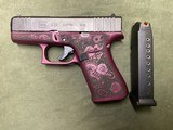 GLOCK 43X Black Cherry Paisley 9MM LUGER (9X19 PARA) - 3 of 3
