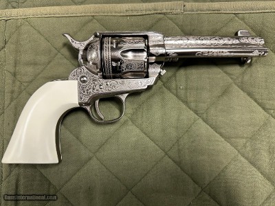 CIMARRON MELDRUM ENGRAVED .357 MAG