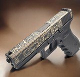 GLOCK Glock 17, 9mm Gen 3 - Mayan Aztec Engraved - CA Approved 9MM LUGER (9X19 PARA) - 2 of 3