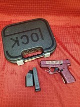 GLOCK 43X Black Cherry Paisley 9MM LUGER (9X19 PARA) - 1 of 3