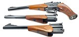 THOMPSON/CENTER ARMS CONTENDER - 3 x 10" Barrels: 222 REM, 45 ACP, 30 Herrett MULTI - 1 of 3