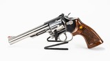TAURUS Model 66 Revolver, .357 Magnum, Nickel w/ Wood Grips .357 MAG - 1 of 3