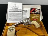 CIMARRON SA PW SILVER ENGRAVED .45 COLT - 1 of 3
