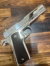 COLT 1943 M1911 A1 NICKEL! .45 ACP - 1 of 3
