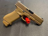 GLOCK 19 X 19X FDE BROWN FULL SIZE 9MM LUGER (9X19 PARA) - 1 of 3