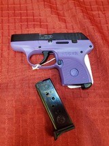 RUGER LCP 380ACP BL/PURPLE POLY 6+1 3725 380 ACP .380 ACP - 1 of 3