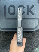 GLOCK 43X CUSTOM ENGRAVED AND CHROME BARREL 9MM LUGER (9X19 PARA) - 3 of 3