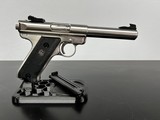 RUGER MKII TARGET STAINLESS .22 LR - 1 of 3