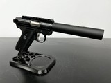 RUGER MKII CUSTOM SILENT NIGHT .22 LR - 1 of 3