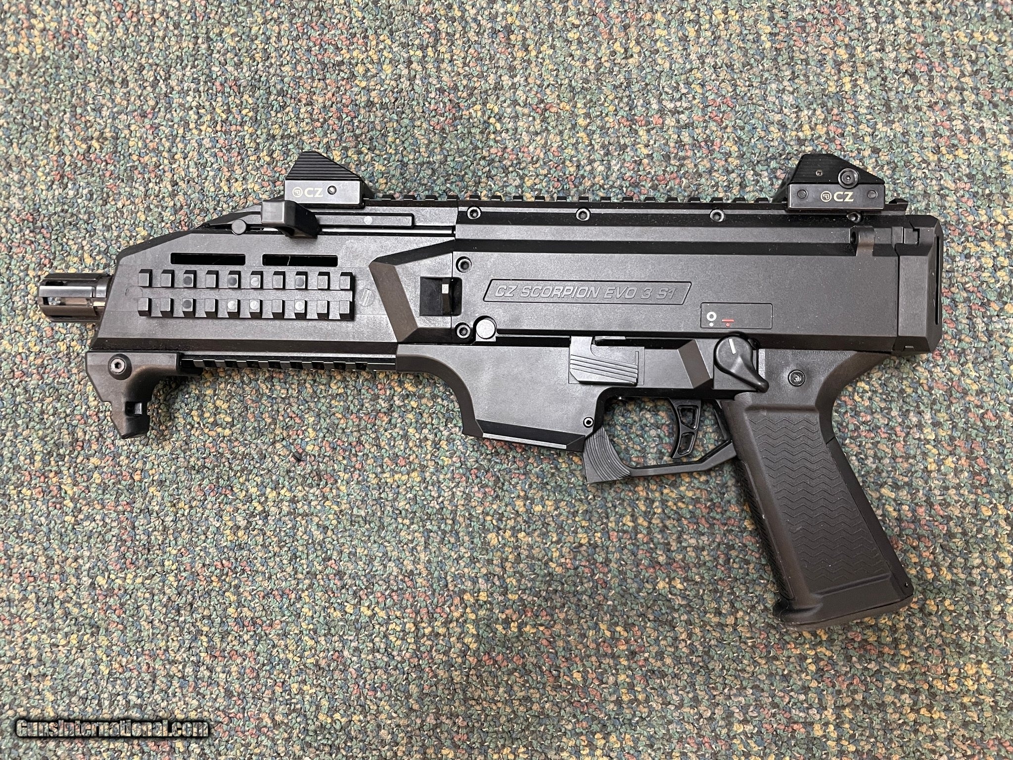 CZ CZ SCORPION EVO 3 S1 BLK 9MM LUGER (9X19 PARA) for sale